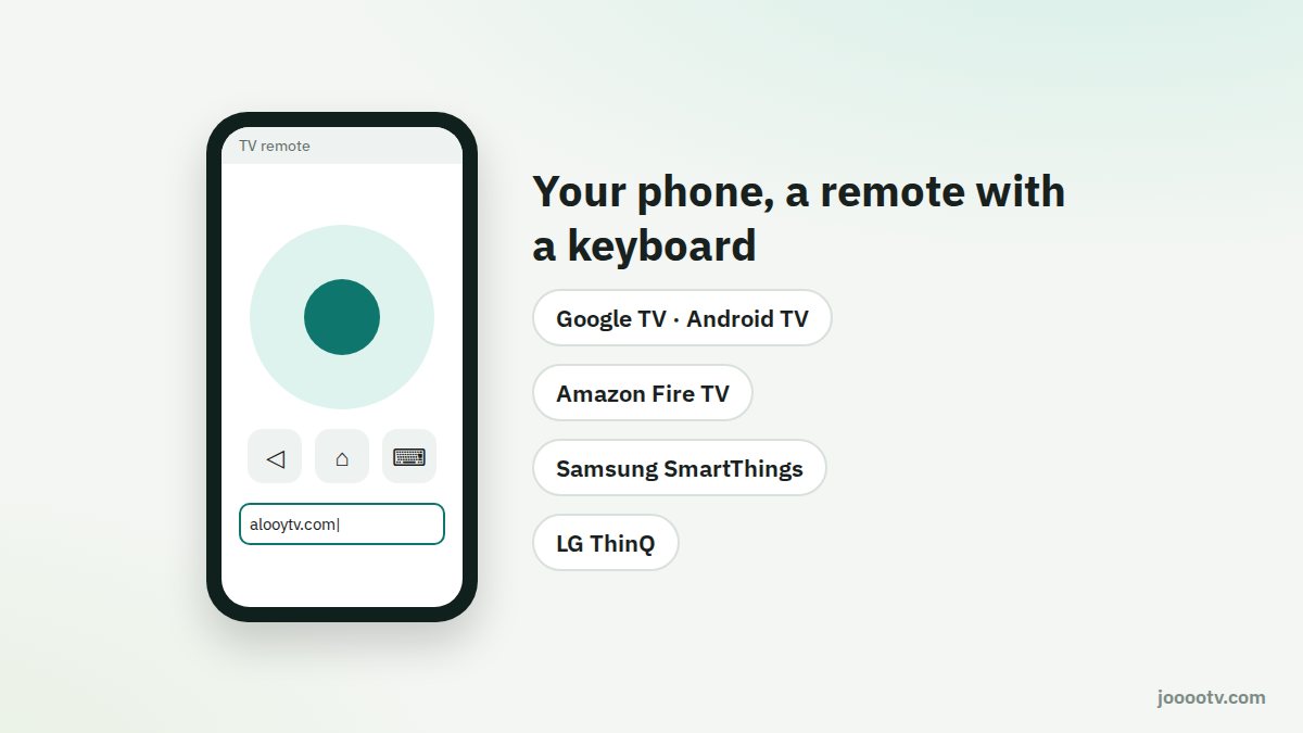 Apps that turn your phone into a TV remote with a keyboard